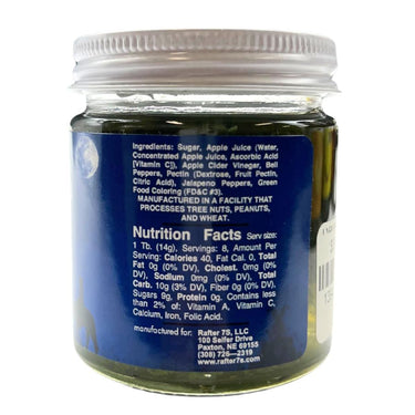 Jalapeno Jelly | 4 oz. | Mild Spice | Made With Real Jalapenos | Spicy Jelly | Meat Glaze | Made in Paxton, NE | Rafter 7S